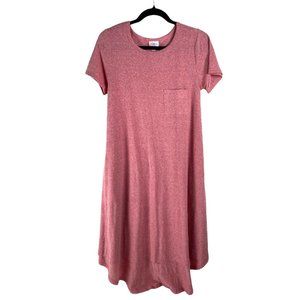 LulaRoe Women's Pink/Salmon Hi-Low Short sleeve Dress - Size XS